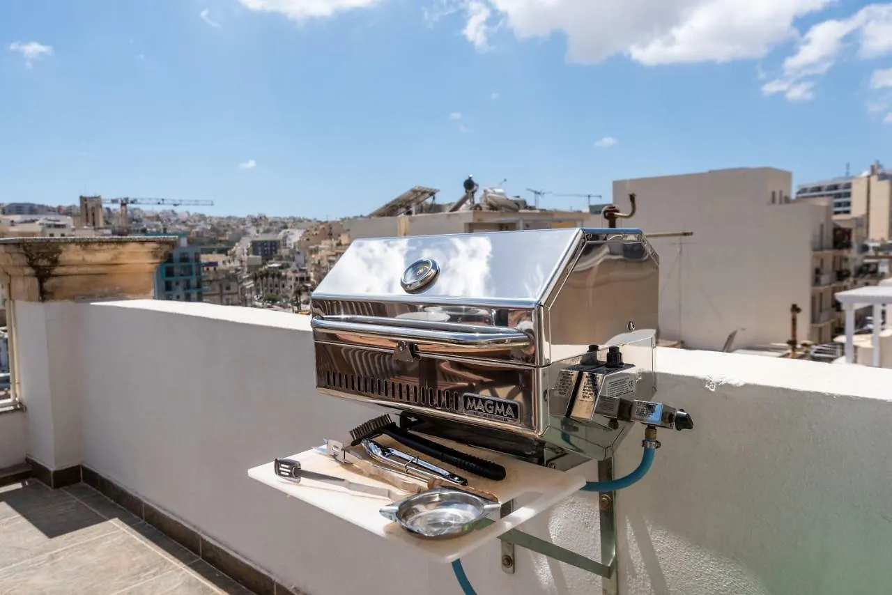 Apartment Seaspray 3 Bedroom Penthouse, With Large Terrace And Bbq Saint Julian's Malta