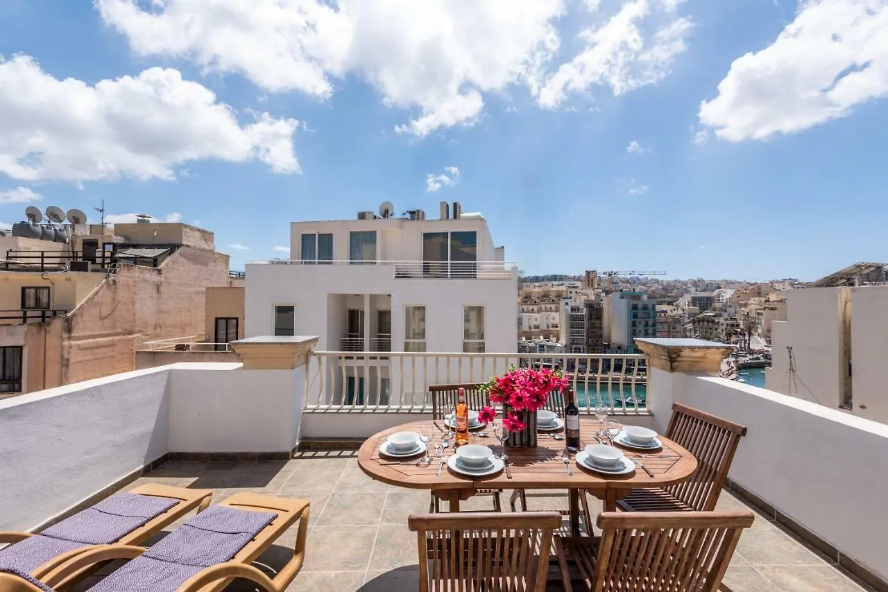 Seaspray 3 Bedroom Penthouse, With Large Terrace And Bbq Saint Julian's